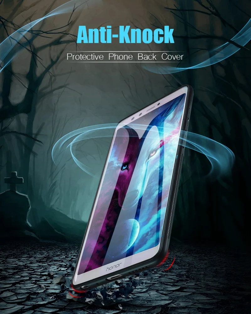 Hisomone Animal Tempered Glass Case For Huawei P20 Lite Pro Mate 10 Lite P Smart Enjoy 7S Pattern Case On Honor 9 Lite 9 10