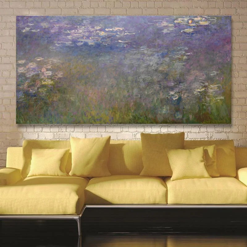 Claude Monet Water Lily Oil Painting Canvas Printings HD Print Home Decor Hotel decoration Living Room Wall Art Picture
Claude Monet Water Lily Oil Painting Canvas Printings HD Print Home Decor Hotel decoration Living Room Wall Art Picture