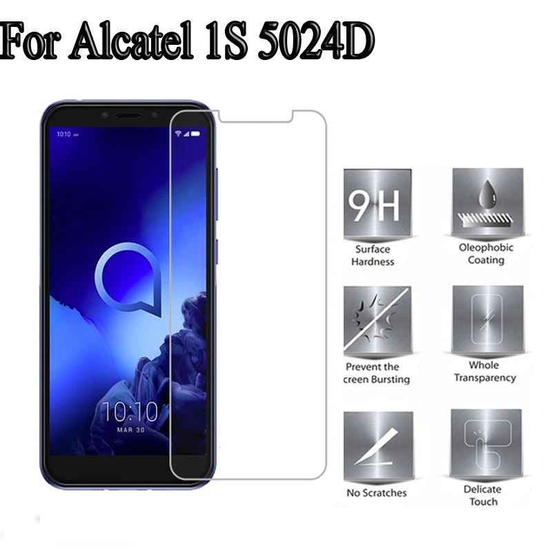 

Tempered Glass For Alcatel 1S 2019 1 S 5024D 5024Y 5024K 5024 D Y 5.5" Screen Protector 9H For Alcatel 1S 2019 Phone Film Glass