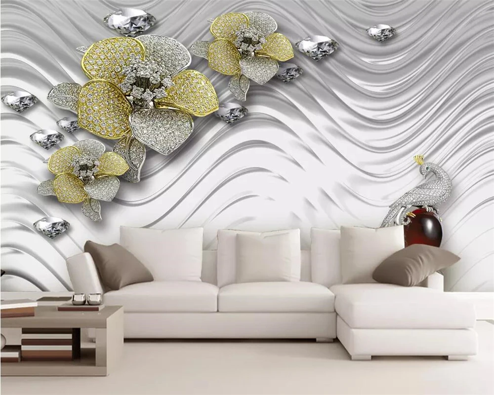beibehang Wallpaper custom 3D stereo high-grade metal texture photo jewelry living room wallpaper living room bedroom wallpaper
beibehang Wallpaper custom 3D stereo high-grade metal texture photo jewelry living room wallpaper living room bedroom wallpaper