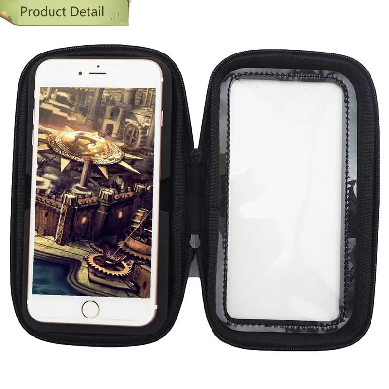 Bike Bicycle Motorcycle Holder with Waterproof Case Bag Handlebar Mount phone Holders Stand For iPhone Samsung Note3/4/5 GPS 5