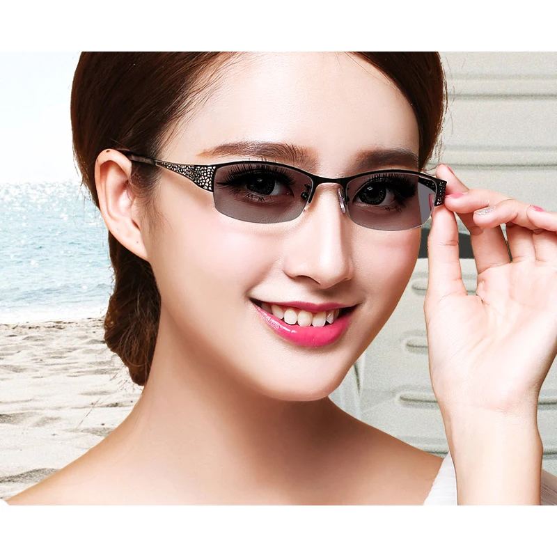 Vazrobe Photochromic Glasses Women Chameleon Eyeglasses Woman's degree transition Driving Female UV400 Eye Protect
Vazrobe Photochromic Glasses Women Chameleon Eyeglasses Woman's degree transition Driving Female UV400 Eye Protect