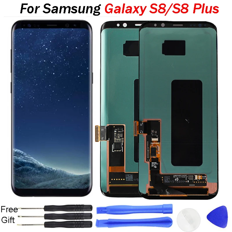 S8 G955 LCD For SAMSUNG S8 LCD G950 G950F Replacement for SAMSUNG Galaxy S8 Plus LCD G955 LCD Digitizer Touch Screen Assembly
S8 G955 LCD For SAMSUNG S8 LCD G950 G950F Replacement for SAMSUNG Galaxy S8 Plus LCD G955 LCD Digitizer Touch Screen Assembly