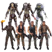 NECA PREDATOR Extraction Patrol Jungle-Hunter Demon Unmasked 18cm Disguise-Dutch 30th-Anniversary
