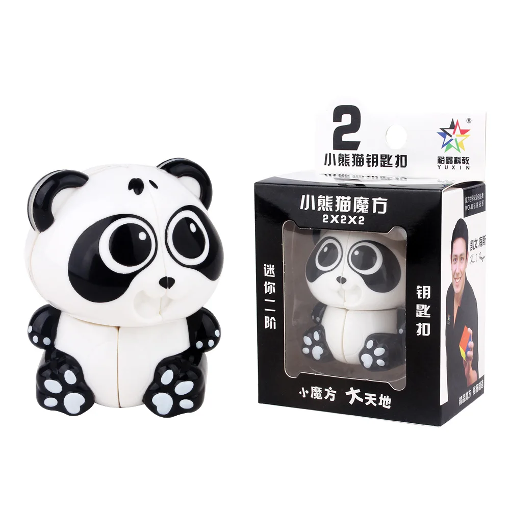 YuXin Panda Keychain 2x2x2 Magic Speed Cube Key Chain Puzzle Cubes For Stress Reliever
YuXin Panda Keychain 2x2x2 Magic Speed Cube Key Chain Puzzle Cubes For Stress Reliever