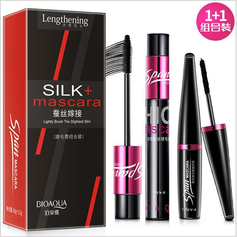 BIOAQUA Brand 2 in 1 false eyelashes + Mascara 3D Fiber Makeup eyelashes Lengthening mascara Volume Express Maquiagem Eyelash
BIOAQUA Brand 2 in 1 false eyelashes + Mascara 3D Fiber Makeup eyelashes Lengthening mascara Volume Express Maquiagem Eyelash