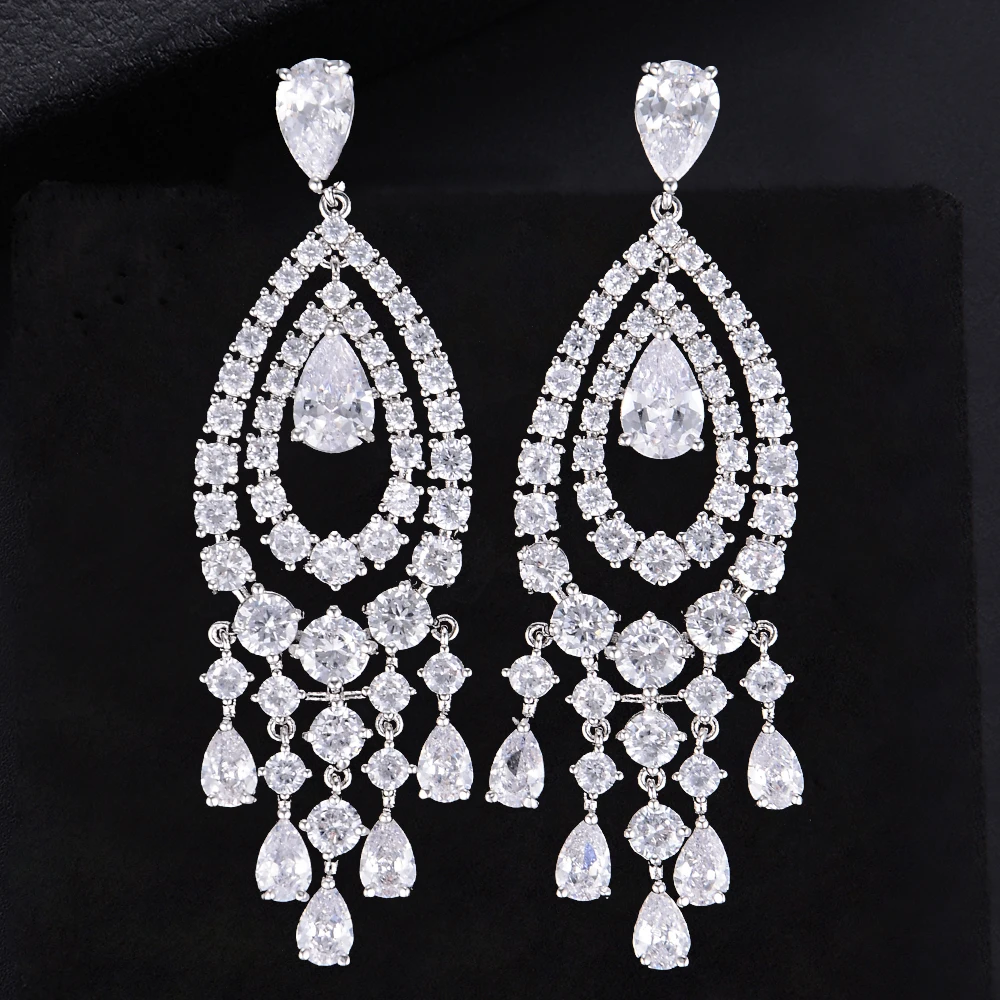GODKI 67mm Luxury Water Drop TasselsFull Mirco Cubic Zirconia Setting Wedding Sea Holiday Earring Fashion Jewelry
GODKI 67mm Luxury Water Drop TasselsFull Mirco Cubic Zirconia Setting Wedding Sea Holiday Earring Fashion Jewelry