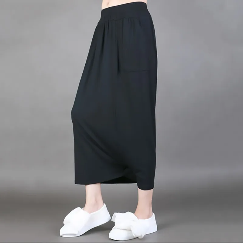 TVVOVVIN 2019 New Spring Summer High Elastic Waist Black Perosonality Wide Leg Loose Pants Women Trousers Fashion Tide V658
TVVOVVIN 2019 New Spring Summer High Elastic Waist Black Perosonality Wide Leg Loose Pants Women Trousers Fashion Tide V658