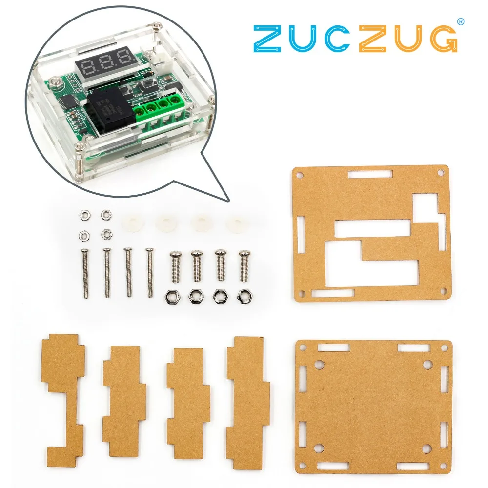 Clear Acrylic Case Shell Housing For W1209 Digital LED DC 12V Temp Thermostat Temperature Control Switch
Clear Acrylic Case Shell Housing For W1209 Digital LED DC 12V Temp Thermostat Temperature Control Switch