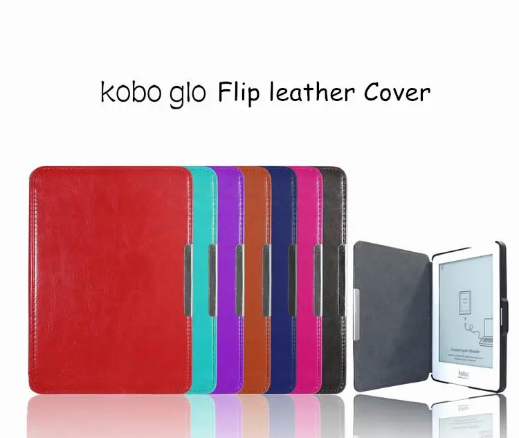 PU Flip Case for Kobo Glo Leather Cover eBook Reader N613 Protective Case with Magnet closure
PU Flip Case for Kobo Glo Leather Cover eBook Reader N613 Protective Case with Magnet closure