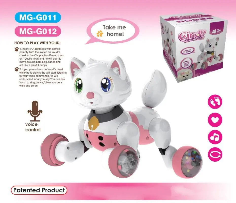 IN STOCK walking toy zoomer dog cat Sound Control Smart interactive Dog Electronic Pet Educational Children Toy Birthday gift
IN STOCK walking toy zoomer dog cat Sound Control Smart interactive Dog Electronic Pet Educational Children Toy Birthday gift