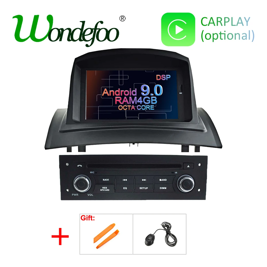 Android 9.0 DSP 4G RAM Auto DVD Player for RENAULT Megane 2 II Fluence 2002-2008 GPS Radio Multimedia Stereos Screen Headunit
Android 9.0 DSP 4G RAM Auto DVD Player for RENAULT Megane 2 II Fluence 2002-2008 GPS Radio Multimedia Stereos Screen Headunit
