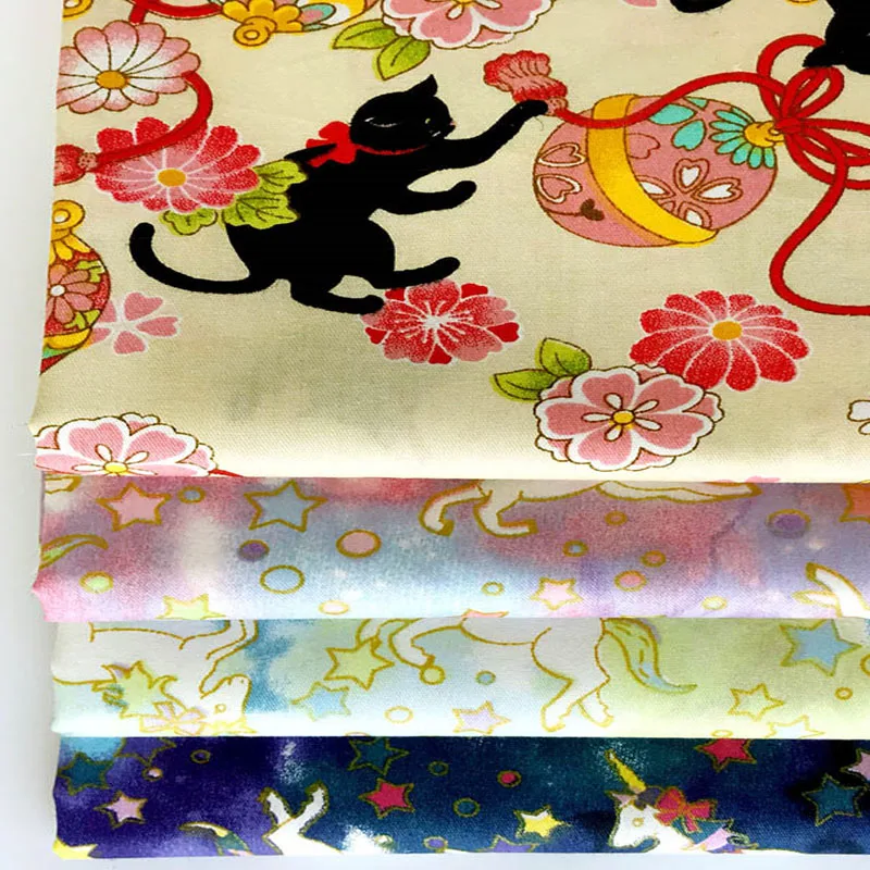 50x160cm Pretty Cartoon Space Unicorn & Lucky Black Cat Printed Cotton Fabric For DIY Sewing Quiliting Home Decoration
50x160cm Pretty Cartoon Space Unicorn & Lucky Black Cat Printed Cotton Fabric For DIY Sewing Quiliting Home Decoration