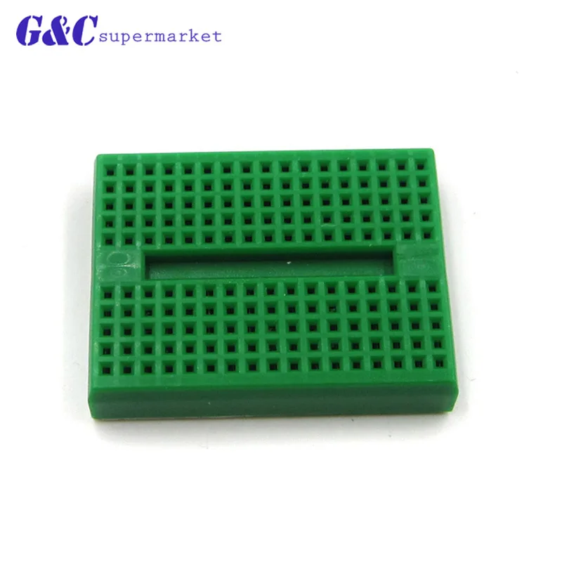 5PCS SYB-170 Mini Solderless Prototype Experiment Test Breadboard 170 Tie-points 35*47*8.5mm
5PCS SYB-170 Mini Solderless Prototype Experiment Test Breadboard 170 Tie-points 35*47*8.5mm