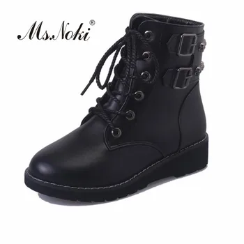 Ms.Noki Lace-up Women Boots flat with Platform Shoes Buckle Autumn Winter Sexy Boots For Women Riding Ankle Boots platform warm
Ms.Noki Lace-up Women Boots flat with Platform Shoes Buckle Autumn Winter Sexy Boots For Women Riding Ankle Boots platform warm