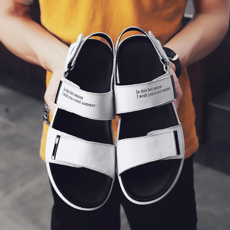 Leather Sandals and Slippers Men Shoes Light Weight Beach Sandals Genuine Leather water shoe
Leather Sandals and Slippers Men Shoes Light Weight Beach Sandals Genuine Leather water shoe