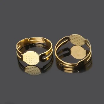 Fashion 40 Pieces 18mm Adjustable Flat Rings Pad Bases Blanks Glue On Cabochon Setting Rings For Jewelry Making Factory Price
Fashion 40 Pieces 18mm Adjustable Flat Rings Pad Bases Blanks Glue On Cabochon Setting Rings For Jewelry Making Factory Price