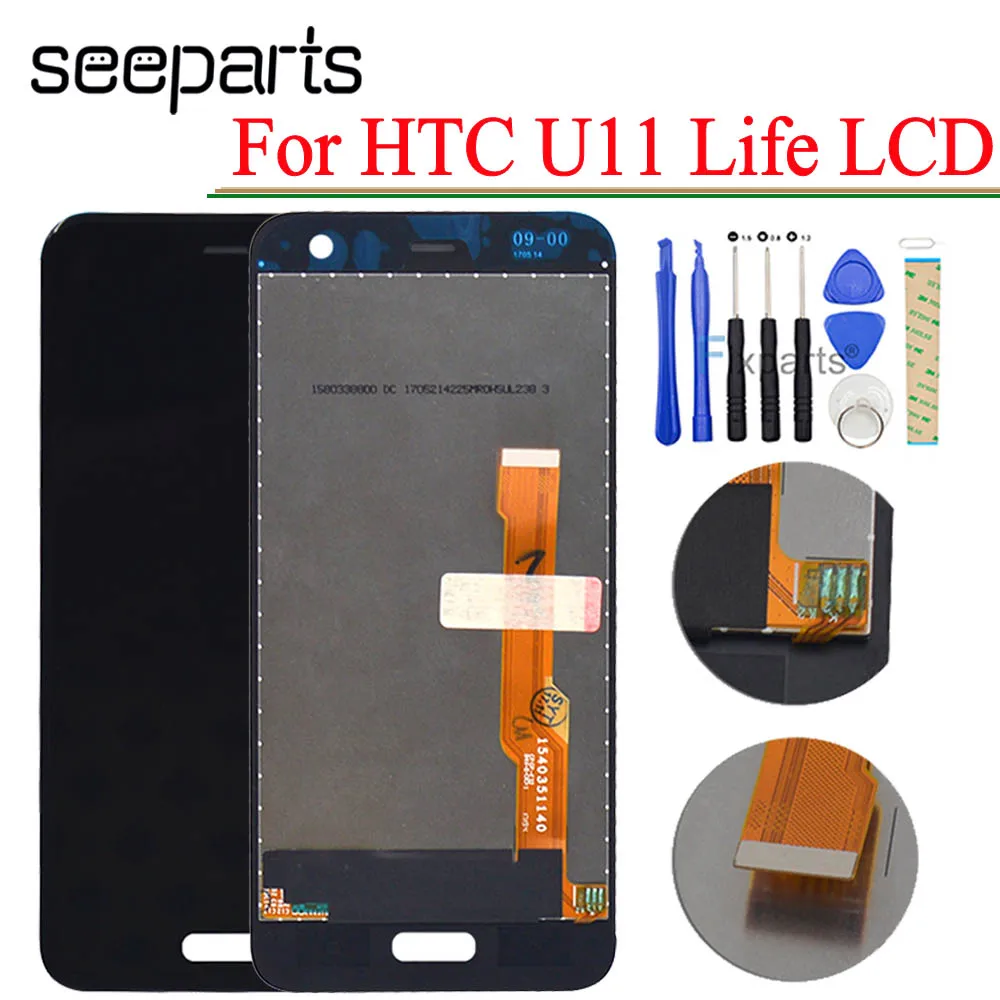 100% Tested NEW Black For HTC U11 Lite/Life LCD Display Touch Screen Digitizer Assembly Replacement For 5.2" HTC U11 Life LCD
100% Tested NEW Black For HTC U11 Lite/Life LCD Display Touch Screen Digitizer Assembly Replacement For 5.2" HTC U11 Life LCD