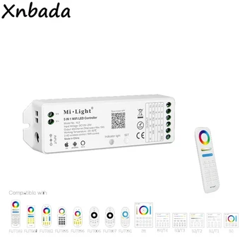 Milight MiBoxer YL5 Led Strip 5 IN 1 WIFI Controller For RGB RGBW RGBWW RGB+CCT Led Strip Light DC12-24V
Milight MiBoxer YL5 Led Strip 5 IN 1 WIFI Controller For RGB RGBW RGBWW RGB+CCT Led Strip Light DC12-24V