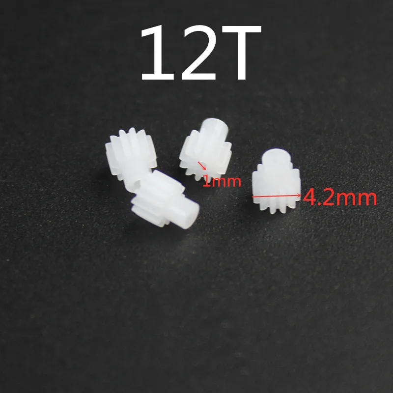 New Arrival 4pcs 4.2mm 1mm 12T 12Teeth Small Gears For 720 816 8520 Coreless Motor Engine R/C Drone Quadcopter Spare Parts
New Arrival 4pcs 4.2mm 1mm 12T 12Teeth Small Gears For 720 816 8520 Coreless Motor Engine R/C Drone Quadcopter Spare Parts