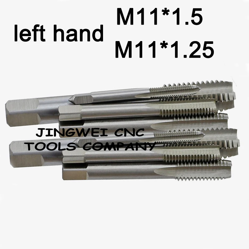 HSS Left Hand Thread tap M11*1.5, M11*1.25 left screw thread tap, left machine tap with straight flutes
HSS Left Hand Thread tap M11*1.5, M11*1.25 left screw thread tap, left machine tap with straight flutes