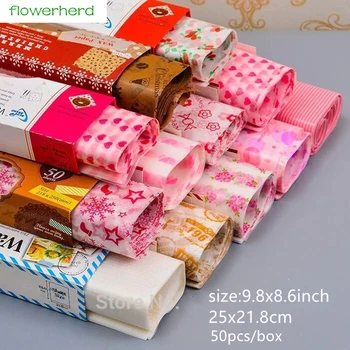 50pcs Wax Paper Food Wrapping Oilpaper Mat Waterproof Greaseproof Baking Paper Soap Packaging Paper Christmas Gift Wrapping
50pcs Wax Paper Food Wrapping Oilpaper Mat Waterproof Greaseproof Baking Paper Soap Packaging Paper Christmas Gift Wrapping
