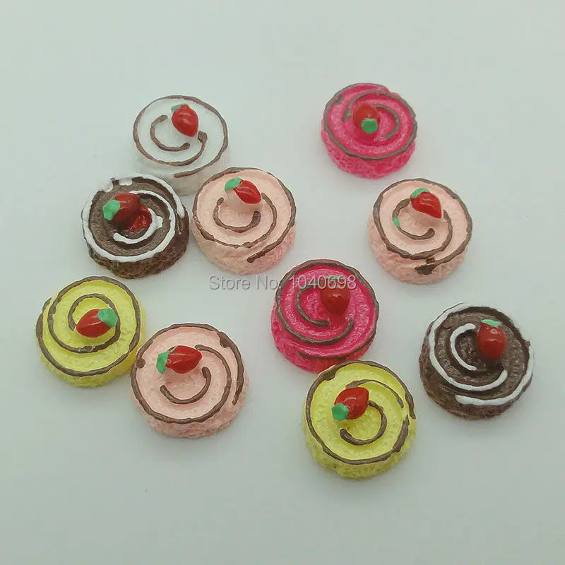 10pcs/lot Flat back resin colorful chocolate fruit roll cake 13mm kawaii cabochons crafts DIY home wedding decorations
10pcs/lot Flat back resin colorful chocolate fruit roll cake 13mm kawaii cabochons crafts DIY home wedding decorations