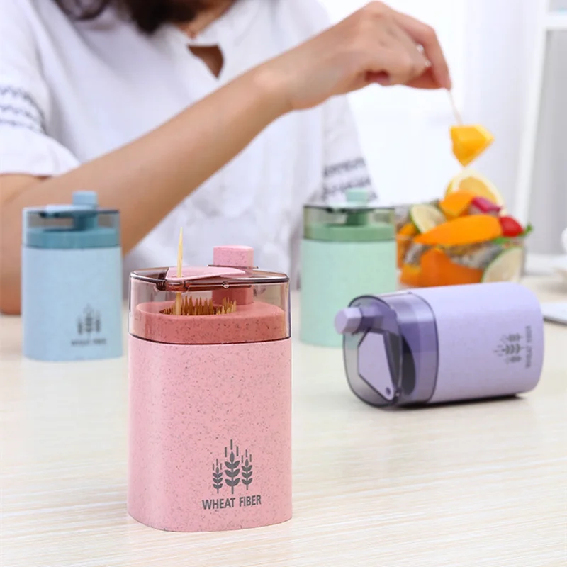 Wheat Automatic Toothpick Holder portable Tooth pick case Container Toothpick Dispenser Storage Box home decor
Wheat Automatic Toothpick Holder portable Tooth pick case Container Toothpick Dispenser Storage Box home decor
