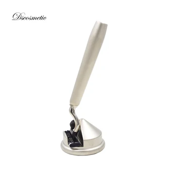 Dscosmetic shaving razor set with gift box ,alloy handle razor with 3sharp blades and razor standed
Dscosmetic shaving razor set with gift box ,alloy handle razor with 3sharp blades and razor standed