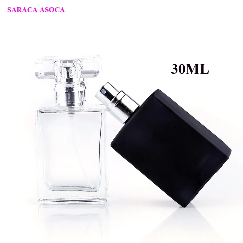 Retial 30ml Big Capacity Black Perfume Bottles 2pcs/lot Clear Travel Spray Perfume Glass Bottles
Retial 30ml Big Capacity Black Perfume Bottles 2pcs/lot Clear Travel Spray Perfume Glass Bottles