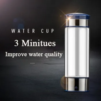 430ml USB SPE Portable Rechargeable Hydrogen Rich Water Generator Cup Alkaline Water lonizer Maker Energy Bottle Hydrogen Water
430ml USB SPE Portable Rechargeable Hydrogen Rich Water Generator Cup Alkaline Water lonizer Maker Energy Bottle Hydrogen Water