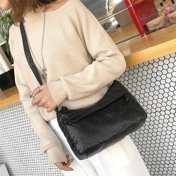Women's Small Crossbody Leather Handbag Ladies Fashion Shoulder Bag Messenger Ladies Washed Leather Shoulder Bag
Women's Small Crossbody Leather Handbag Ladies Fashion Shoulder Bag Messenger Ladies Washed Leather Shoulder Bag