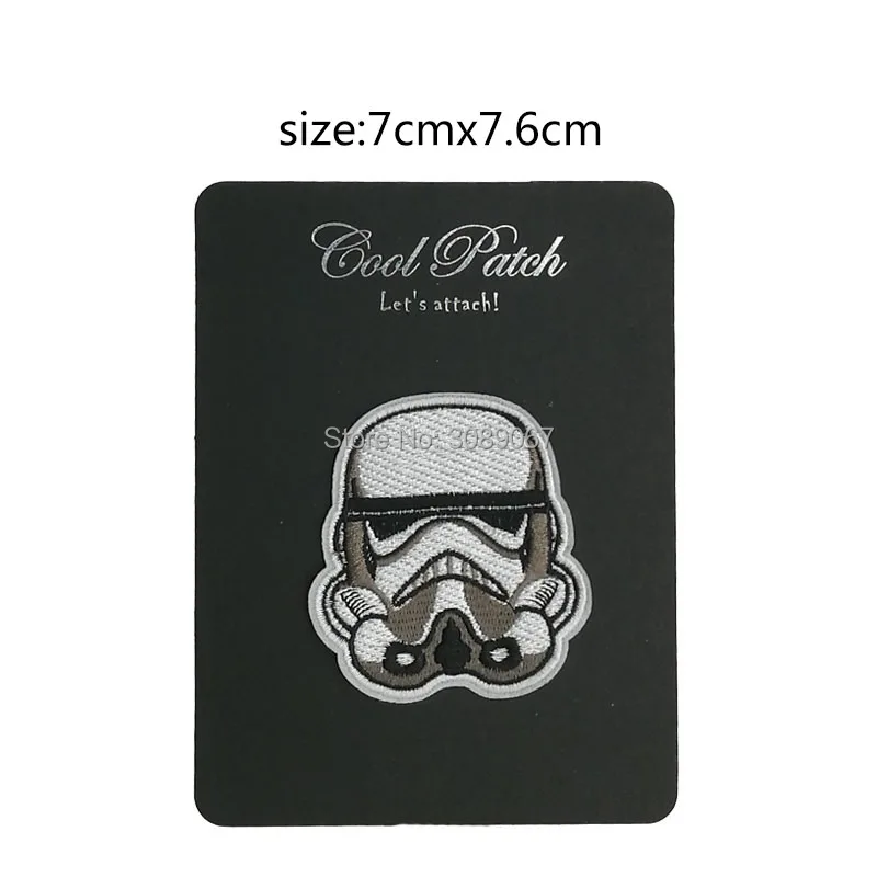 Star Wars Stormtrooper Calavera Helmet Iron On Clothing Patches TV Series Movie Embroidery badge Halloween Cosplay Costume diy
Star Wars Stormtrooper Calavera Helmet Iron On Clothing Patches TV Series Movie Embroidery badge Halloween Cosplay Costume diy