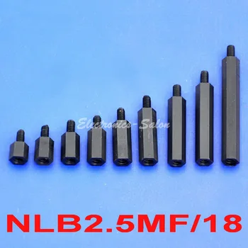 ( 100 pcs/lot ) M2.5 Black Nylon Hex Male-Female Standoff Spacer, 18mm / 0.71", Hexagonal.
( 100 pcs/lot ) M2.5 Black Nylon Hex Male-Female Standoff Spacer, 18mm / 0.71", Hexagonal.