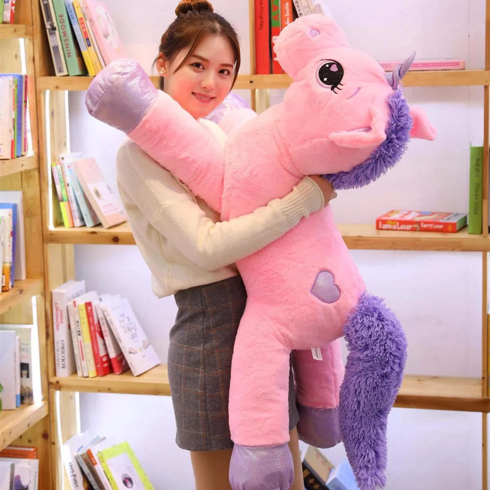 2019 New Arrival Lovely Unicorn Plush Toys Soft Stuffed Cartoon Unicorn Dolls Cute Animal Horse Toy Children Girls gift 40-110cm
2019 New Arrival Lovely Unicorn Plush Toys Soft Stuffed Cartoon Unicorn Dolls Cute Animal Horse Toy Children Girls gift 40-110cm