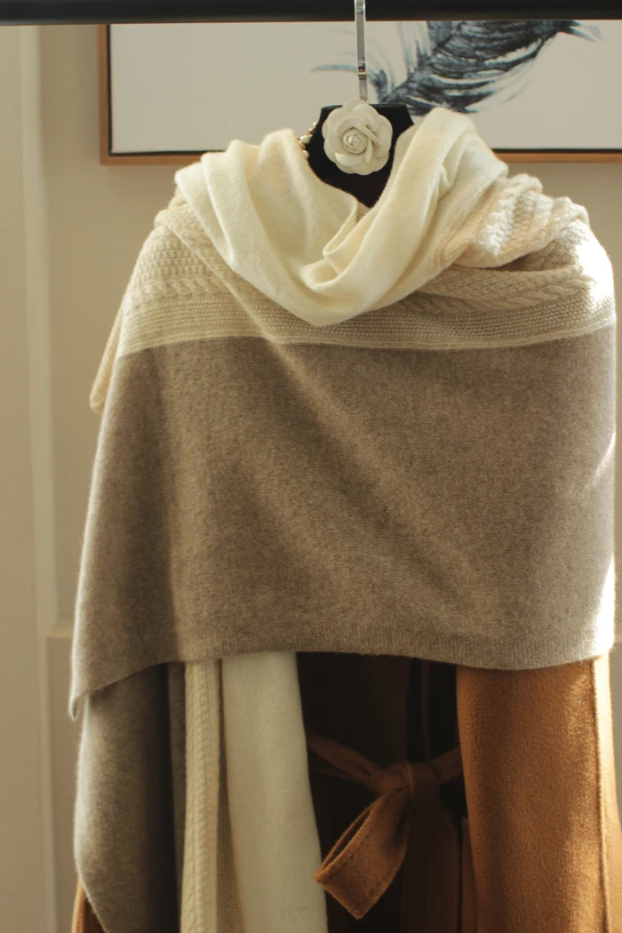 2017 Autumn Winter Stoles Women Knitted Poncho Cape Stripe Oversized Cardigan Blanket Long Shawl Scarf Cashmere Pashmina
2017 Autumn Winter Stoles Women Knitted Poncho Cape Stripe Oversized Cardigan Blanket Long Shawl Scarf Cashmere Pashmina