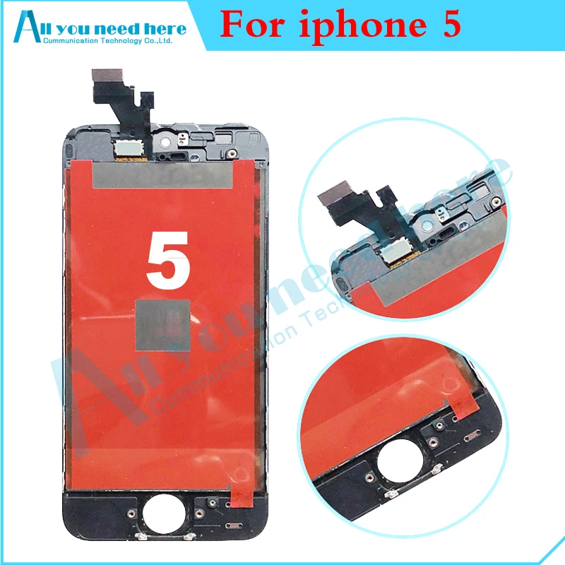 1PCS 4 inch touch Screen For Apple iPhone 5 LCD Display Touch Screen Assembly With Digitizer Glass No Dead Pixel Phone Parts
1PCS 4 inch touch Screen For Apple iPhone 5 LCD Display Touch Screen Assembly With Digitizer Glass No Dead Pixel Phone Parts