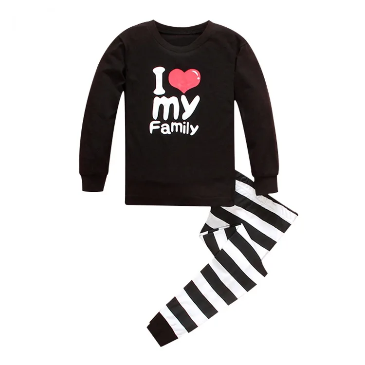 Детский пижамный комплект для мальчиков пижамы с героями мультфильмов I LOVE милые