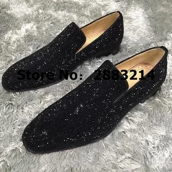 2019 Elegant Designer Wedding Party Dress Spikes Loafers Shoes Men Shiny Business Casual Oxford Flats Shoes Round Toe Male Shoes
2019 Elegant Designer Wedding Party Dress Spikes Loafers Shoes Men Shiny Business Casual Oxford Flats Shoes Round Toe Male Shoes