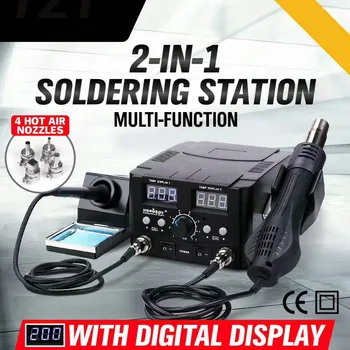 2018 New Product 2 In 1 Soldering Rework Station Hot Air & Iron Desoldering Welder 750W
2018 New Product 2 In 1 Soldering Rework Station Hot Air & Iron Desoldering Welder 750W