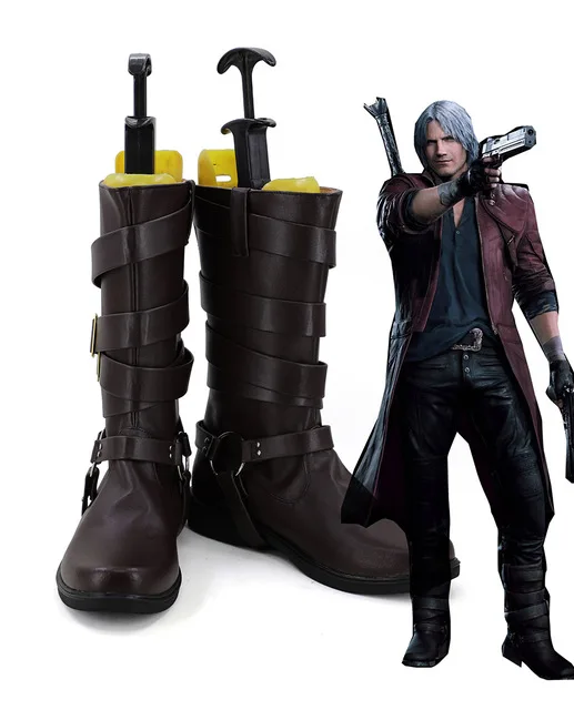 DMC 5 Dante Cosplay Boots Brown Shoes Halloween Carnival Cosplay Custom Made European Size
DMC 5 Dante Cosplay Boots Brown Shoes Halloween Carnival Cosplay Custom Made European Size