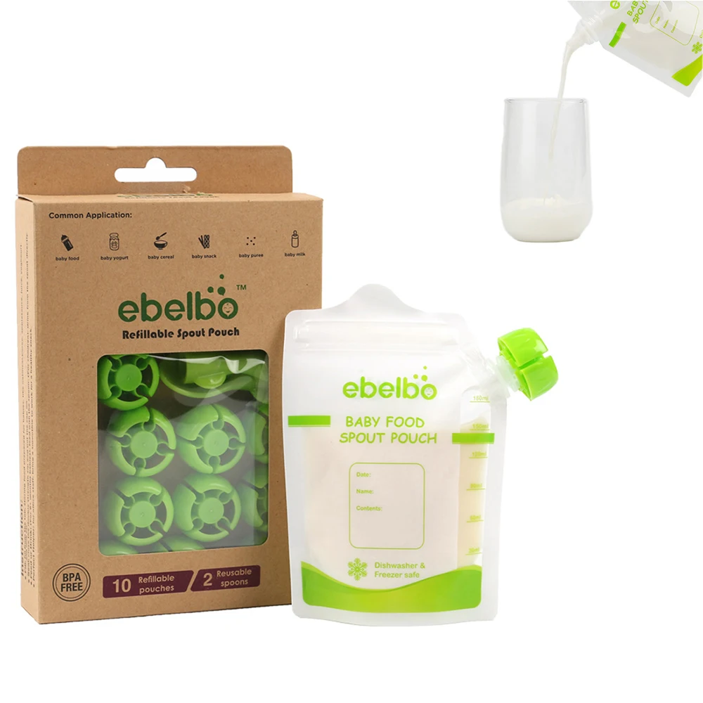 10pcs/Box Reusable Baby Food Storage Pouch, Puree Yogurt for Kids and Travel Washable Freezable Resealable Drink Bags Pouchs
10pcs/Box Reusable Baby Food Storage Pouch, Puree Yogurt for Kids and Travel Washable Freezable Resealable Drink Bags Pouchs