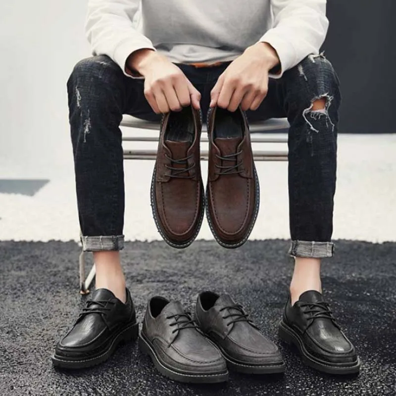 Men Leather Shoes Casual New 2019 Leather Shoes Men Oxford Fashion Lace Up Dress Shoes Outdoor Work Shoes Free Shipping
Men Leather Shoes Casual New 2019 Leather Shoes Men Oxford Fashion Lace Up Dress Shoes Outdoor Work Shoes Free Shipping