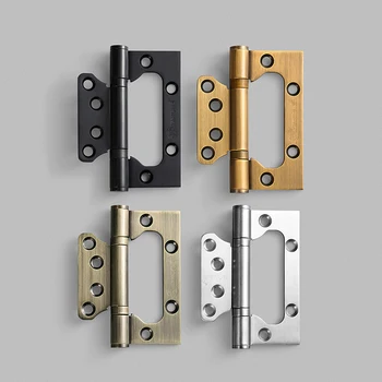one pair/ 4 Inch/ Flush Hinges Stainless Steel Door Hinges 3mm Thick with Screws Furniture Wardrobe Door Hinge 5 Color
one pair/ 4 Inch/ Flush Hinges Stainless Steel Door Hinges 3mm Thick with Screws Furniture Wardrobe Door Hinge 5 Color