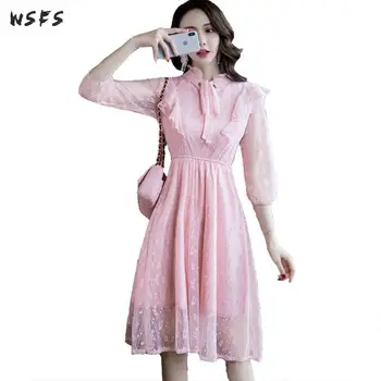 Spring Dress Pink Mesh See Through Women Dresses 2019 Ruffles Vintage Elegant Sexy Party Bow Office Ladies Midi Aline Sundress
Spring Dress Pink Mesh See Through Women Dresses 2019 Ruffles Vintage Elegant Sexy Party Bow Office Ladies Midi Aline Sundress