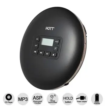 Portable CD Player with LCD Display, Personal Compact Disc Player with Stereo Earbuds, Electronic Skip Protection Anti-Shock Fun
Portable CD Player with LCD Display, Personal Compact Disc Player with Stereo Earbuds, Electronic Skip Protection Anti-Shock Fun