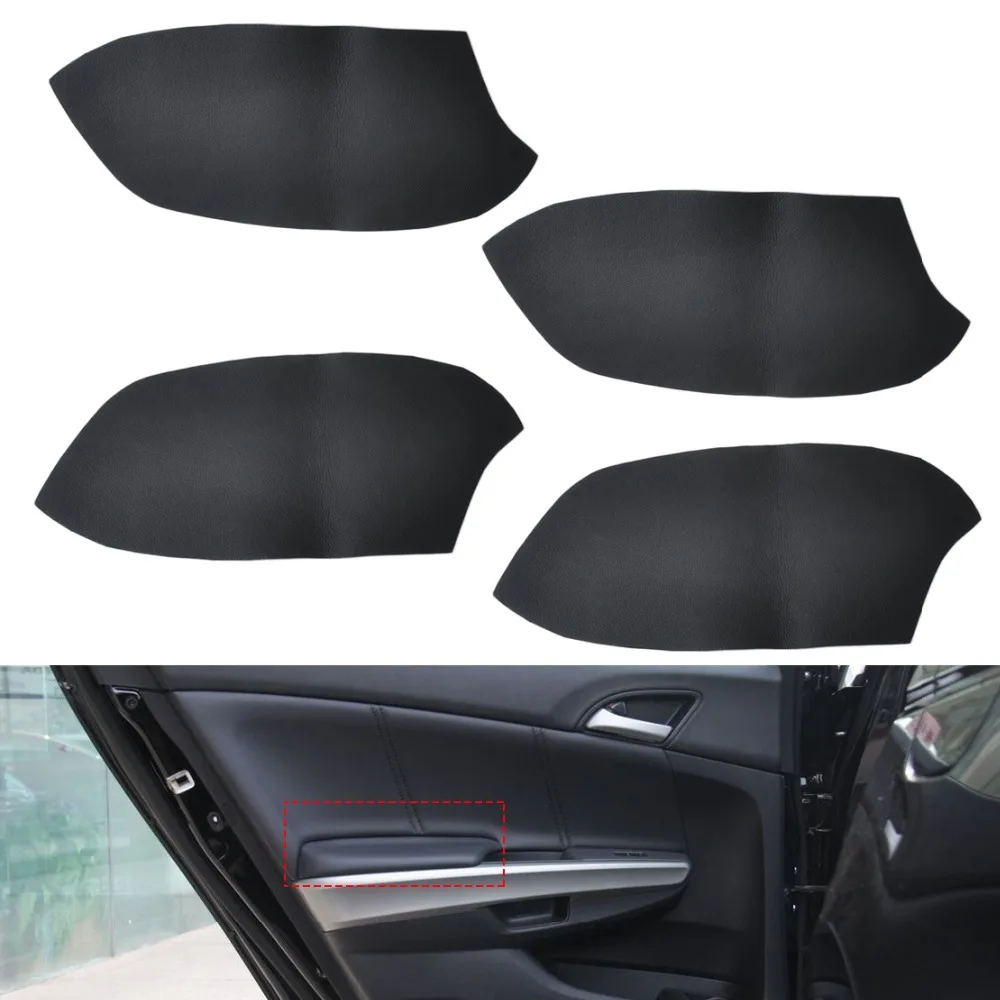 DWCX 4Pcs DIY New Black Front & Rear Door Panels Armrest Skin Covers Leather for Honda Accord 2008 - 2011 2012 Car Protector
DWCX 4Pcs DIY New Black Front & Rear Door Panels Armrest Skin Covers Leather for Honda Accord 2008 - 2011 2012 Car Protector
