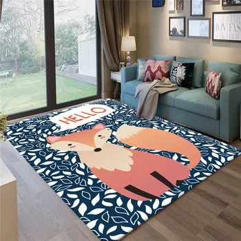 Kids Fox/Cat/Owl Print Big Size Carpets For Living Room Bedroom Parlor Hallway Area Rugs doormat Baby/Child Room Rug and Carpet
Kids Fox/Cat/Owl Print Big Size Carpets For Living Room Bedroom Parlor Hallway Area Rugs doormat Baby/Child Room Rug and Carpet