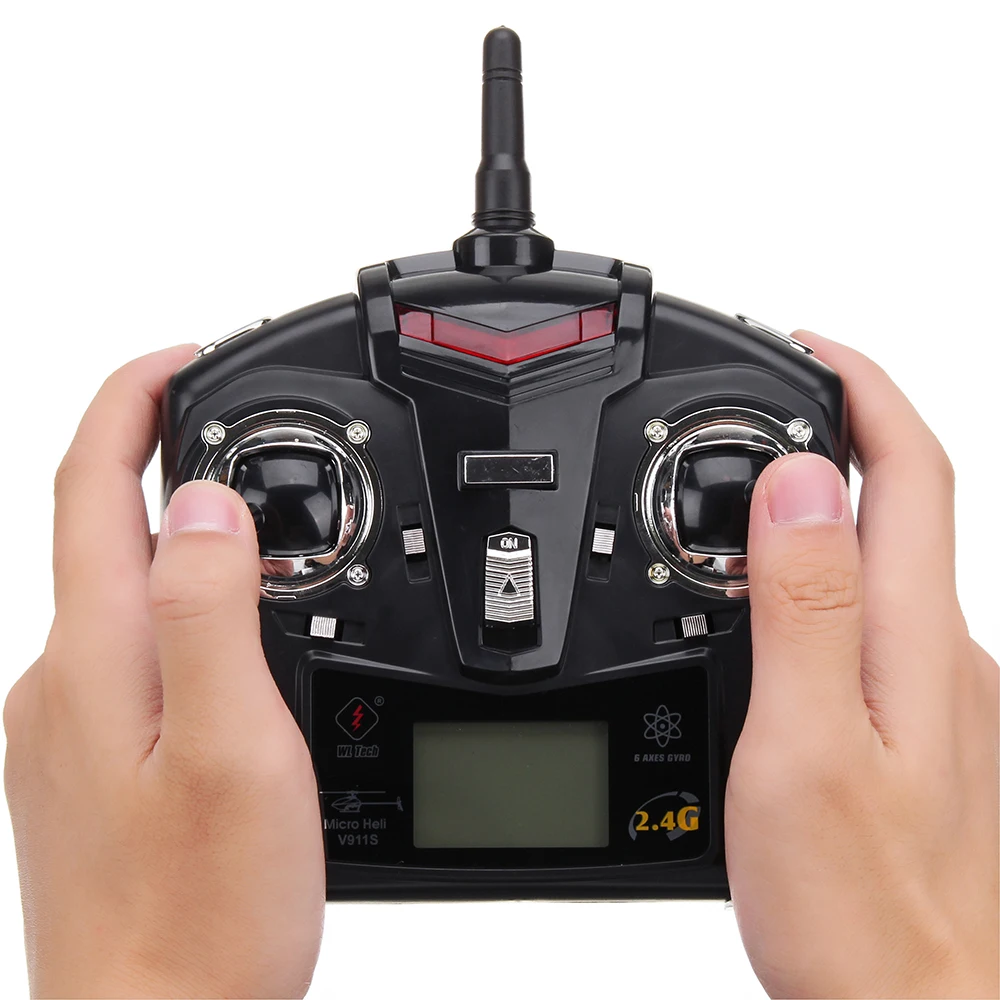 WLtoys V911S RC Helicopter Parts 2.4G 4CH Transmitter Remote Controller Mode 2 For RC Models Spare Parts
WLtoys V911S RC Helicopter Parts 2.4G 4CH Transmitter Remote Controller Mode 2 For RC Models Spare Parts