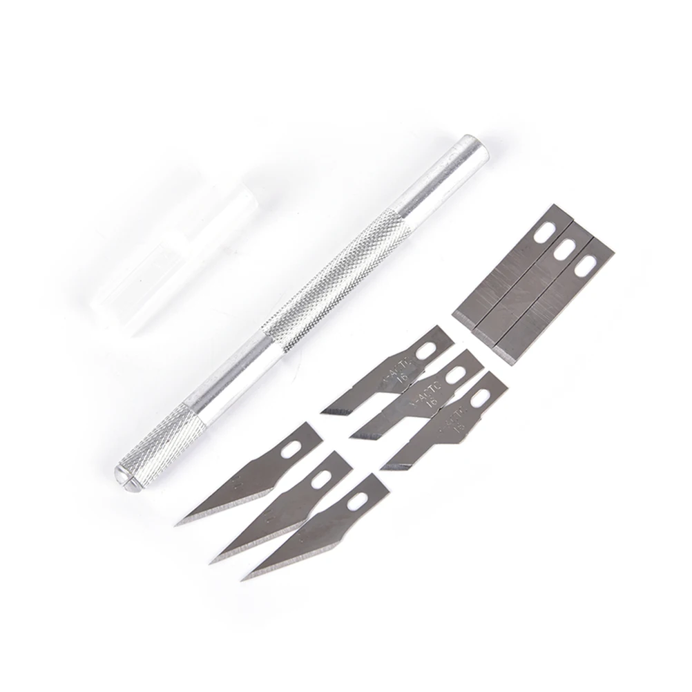 9 Blades Craft Artwork Cutting Knife DIY Carving Knife Stencil Scoring Hobby Chiseling Model Repairing Sculpture Scalpel Knife
9 Blades Craft Artwork Cutting Knife DIY Carving Knife Stencil Scoring Hobby Chiseling Model Repairing Sculpture Scalpel Knife